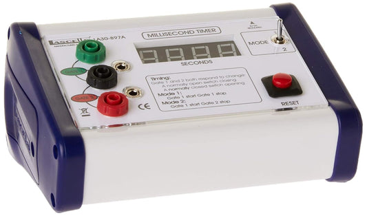 Eenvoudige Digitale Timer – Tijdmeter – Stopwatch – Stophorloge – Tijdklok – Helder 4-Cijferig LED-Display – Start- En Stopingangen Voor Externe Bediening