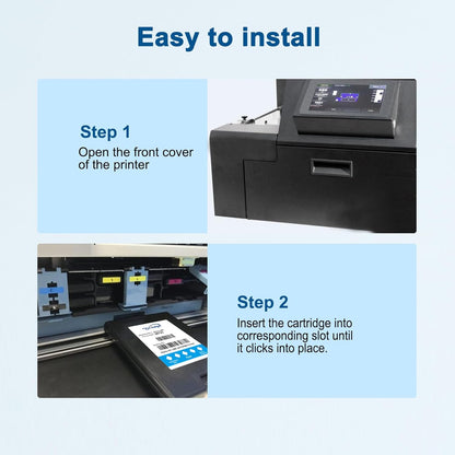 L901 Vervangende inktpatronen, compatibel met Afinia L901 Industrial Color Label Printer (geel/magenta/cyaan/zwart, 5 stuks)