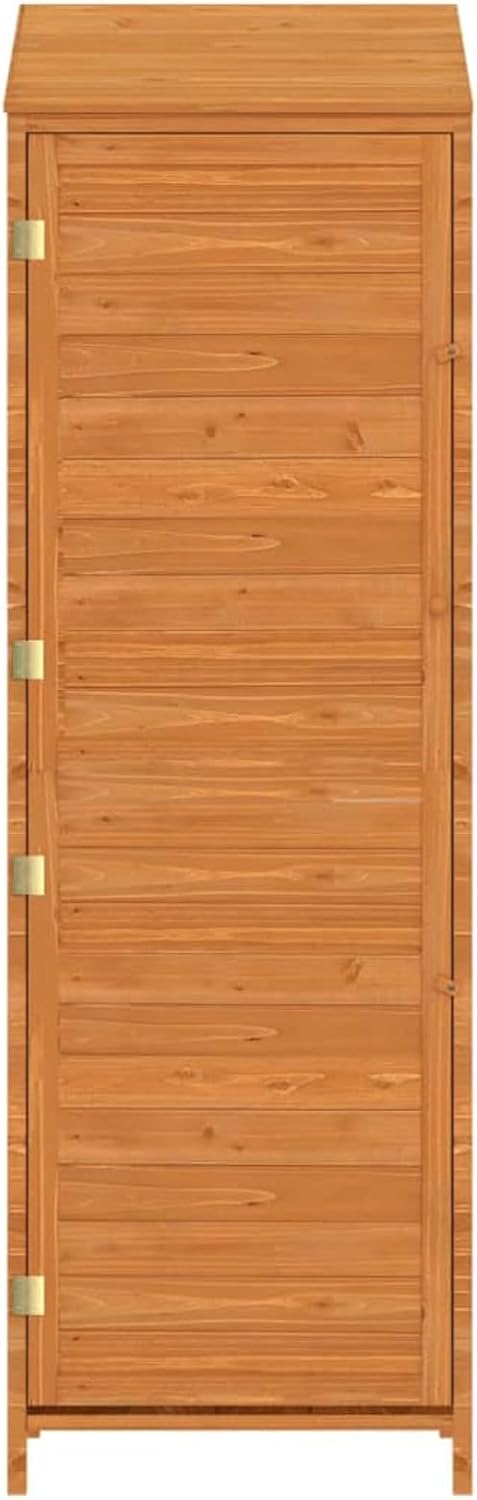 Tuinhuisje – Buitenberging – Tuinberging – Tuinopslag – Tuinbox – Massief Dennenhout – Compact 55x52x174,5 cm – Weerbestendig - QUORE