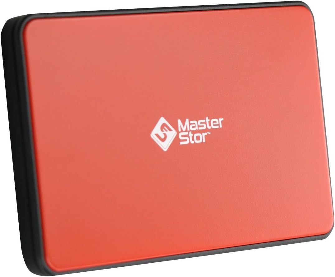 MasterStor Harde Schijf 2,5 inch SATA Externe Harde Schijf USB 3.0 Draagbare Externe Harde Schijf Super-Fast Voor Mac Laptop En PC Harde Schijf ROOD 1 TB