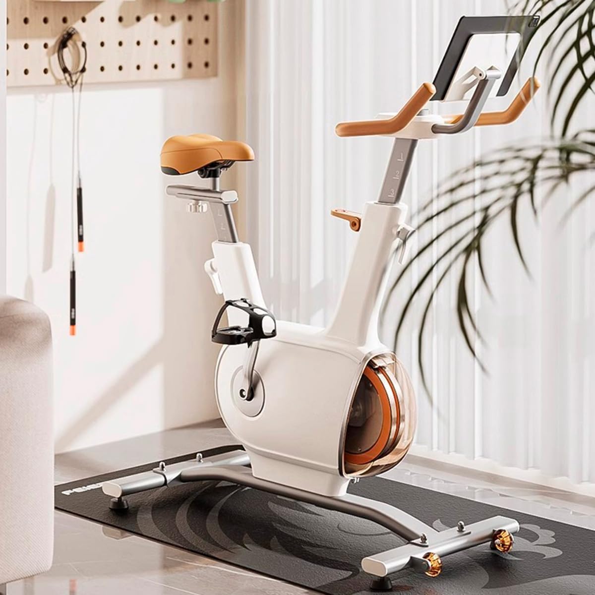 Sophy W1 Indoor Exercise Bike with Double Flywheel 10 kg Silent Stationary Bikes for Home - QUORE