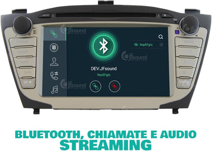 Autoradio Hyundai IX35 – Multimedia Speler – Navigatiesysteem – GPS Radio – Achteruitrijcamera Ondersteuning – 7" Touchscreen – 8-core Processor & Android Auto