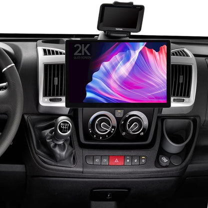 Autoradio Android 15 – Multimedia Systeem – Inbouwradio – Navigatiesysteem – Infotainment – 13,1 Inch 2K QLED Display – Octa-Core 4GB RAM 64GB Opslag