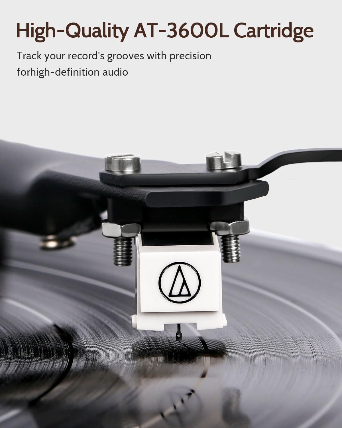 HiFi Platenspeler met Luidsprekers – Draaitafel – Vinylspeler – LP Speler – All-In-One Platenspeler – Bluetooth Streaming – USB Digitalisering