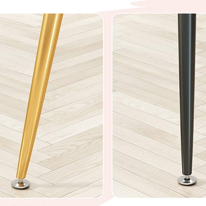 Eetkamerstoel - fauteuil met hoge rugleuning en stevige metalen poten, comfortabele eenpersoons sofa stoel voor keuken en eetkamer - QUORE