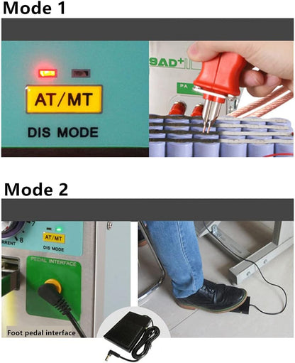 Hanchen Accu-lasapparaat, 3,8 kW, accu puntlasapparaat, high-performance automatische LED Pulse Spot Welder met soldeerbout voor 18650 22650 32650 batterij 220 V CE
