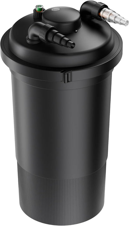 SunSun CPF-500 drukvijverfilter met UVC 18 W vijverzuiveraar voor vijvers tot 30000 L