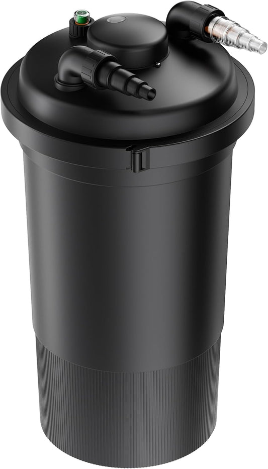 SunSun CPF-500 drukvijverfilter met UVC 18 W vijverzuiveraar voor vijvers tot 30000 L