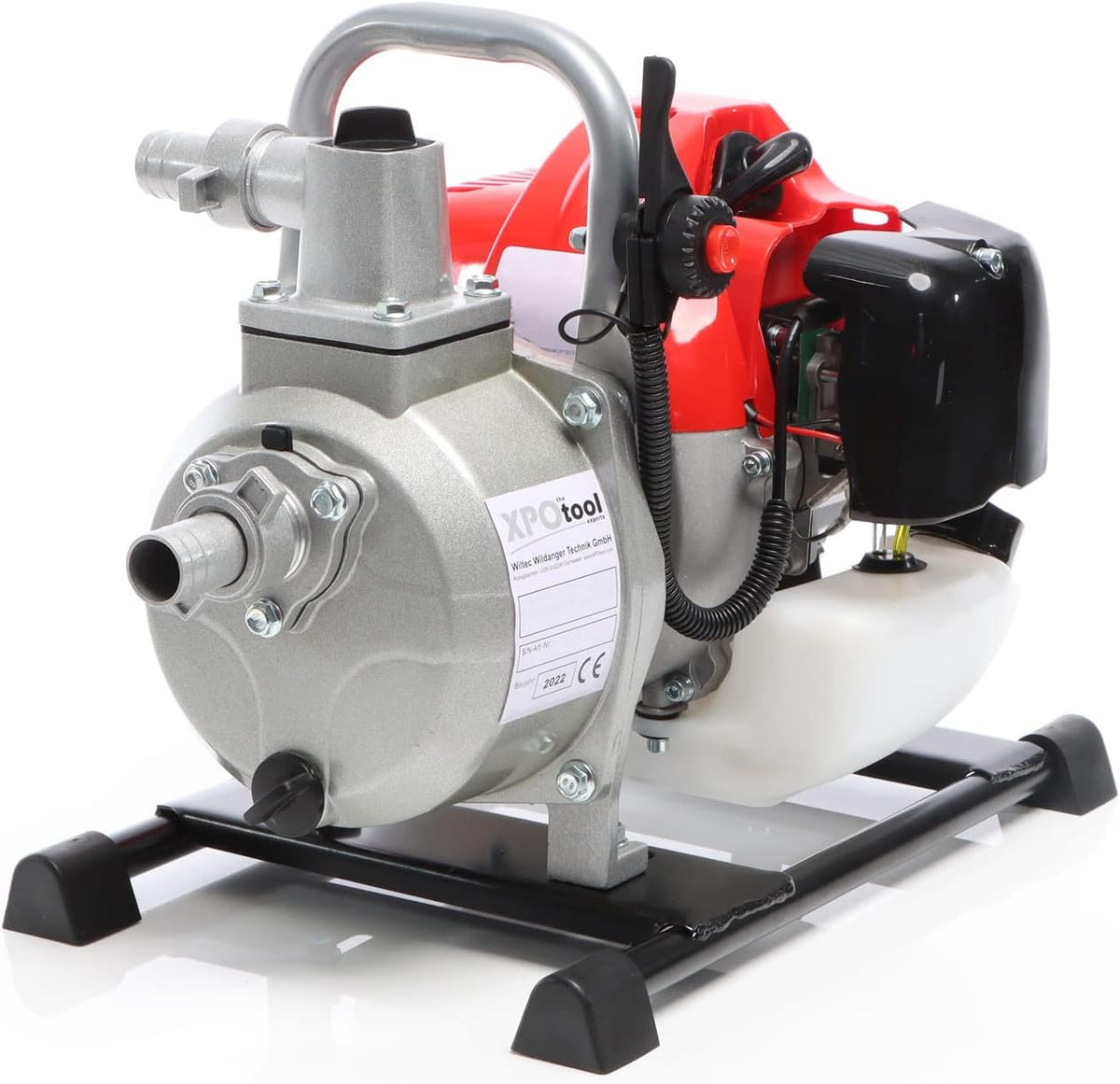 Benzine Waterpomp – Tuinpomp – Irrigatiepomp – Vijverpomp – Watertransportpomp – 15.000 L/u Debiet – 35 Meter Opvoerhoogte
