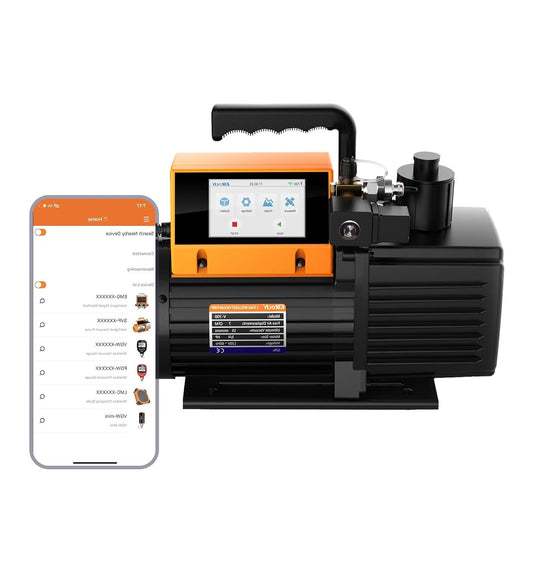 Vacuümpomp – Airconditioning Pomp – HVAC Pomp – Luchtpomp – Ontluchtingspomp – 3 Liter per Seconde Capaciteit – Touchscreen Bediening