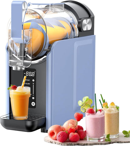 Slush-machine voor thuis, geen ijs nodig, automatische reiniging, bevroren drankmachine met 5 vooraf ingestelde programma's, voor het maken van slushie
