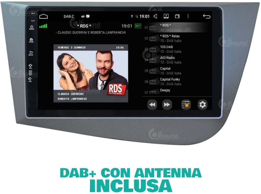 Autoradio Seat Leon 2005-2012 – Navigatiesysteem – Multimedia Speler – Bluetooth Radio – Touchscreen Autoradio – 9-inch HD Scherm – Android Auto & CarPlay Support
