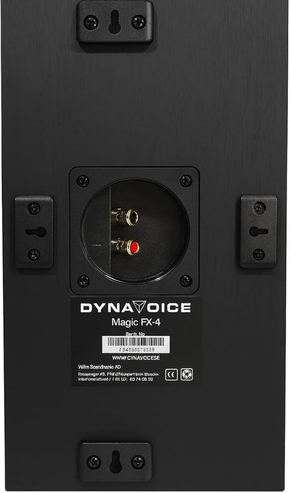 Dynavoice Magic FX-4 – Set Dolby Atmos Hoogteluidsprekers | Zwart | Zwarte Stoffen Frontgrill | 28,8° Afstraalhoek | Wand- of Plafondmontage