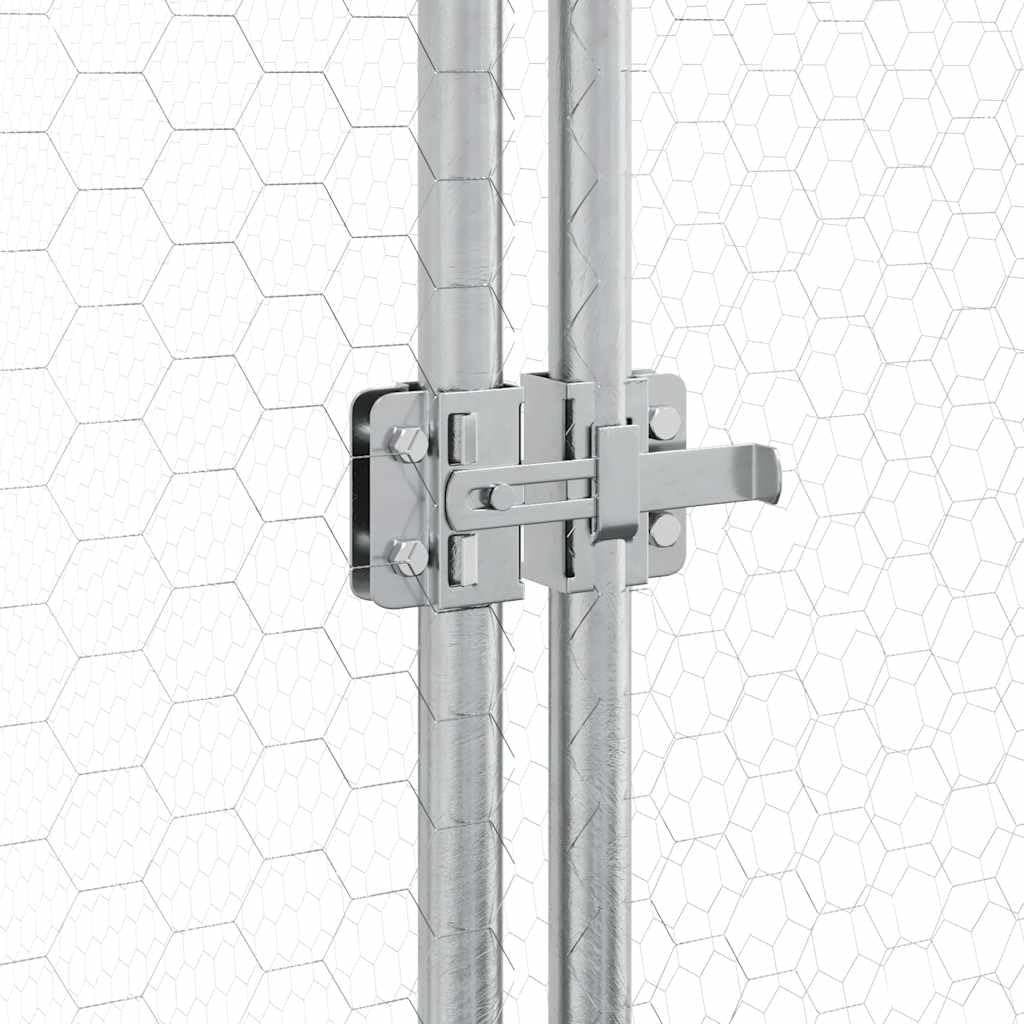 Kippenhok – Kippenren – Dierenren – Dierenhok – Kippenverblijf – Gegalvaniseerd Staal – Ruim 200x105x182 cm