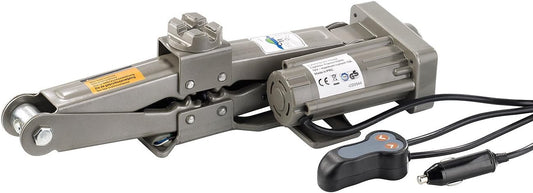 Elektrische krik – Autokrik – Schaarkrik – 12 V Krik – Wielkrik – 750 kg Hefvermogen – 11–34 cm Hefhoogte