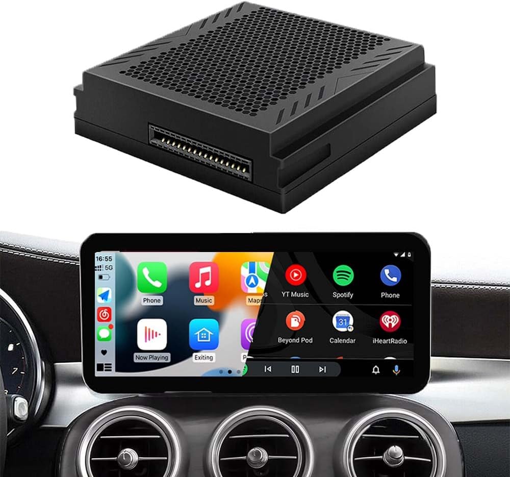 Draadloze Carplay voor Mercedes Benz A/B/C/E/CLA/GLA/GLK/ML/SLD met NTG4.5 compatibel systeem voor Carplay en Android Auto Bluetooth Mirrorlink DVR