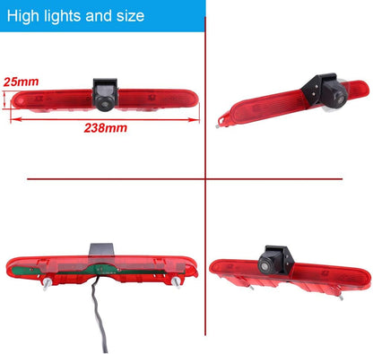 HD Auto Transporter parkeerhulp systeem remlicht achteruitrijcamera achteruitrijcamera met hoek instelbare vervanging voor Toyota Proace/Citroen Berlingo B9/Opel Combo/Limousine/Peugeot Partner Tepee