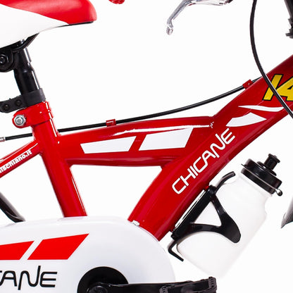 SCH Chicane fiets, kinderfiets, rood, 14 inch