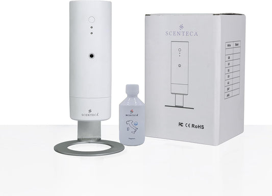 SCENTECA AD-BC3 geurverspreider voor privé- en commercieel gebruik, tot 50 m², incl. 50 ml geur