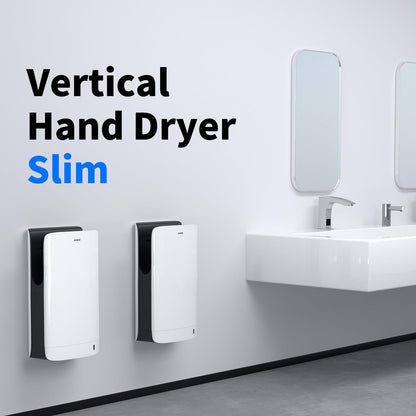 Automatische Handendroger – Elektrische Handdroger – Snelle Handendroger – Sanitaire Droger – Wandhanddroger – 1450W Krachtig Vermogen – HEPA-Filter Voor Schone Lucht