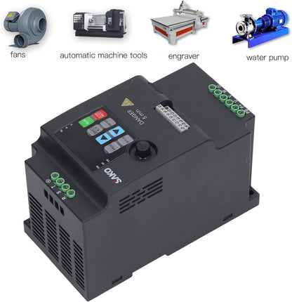3 Fase AC 380 V Inverter Variabele Frequentie Drive Input 380 V Uitgang 4KW Lichte Belasting Mini Inverter Motor Gouverneur