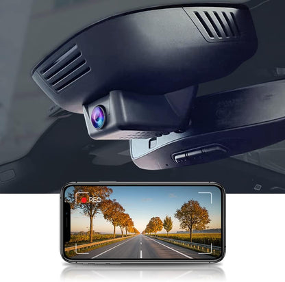 FITCAMX Dash Cam Adatto per Volvo XC60 2022 2nd Gen Facelift, S90 V90 2022 2nd Gen Facelift (Modello B), 4K Car Recorder WiFi, UHD Video 2160P Night Vision, OEM Fit Car Accessories, 64GB Card