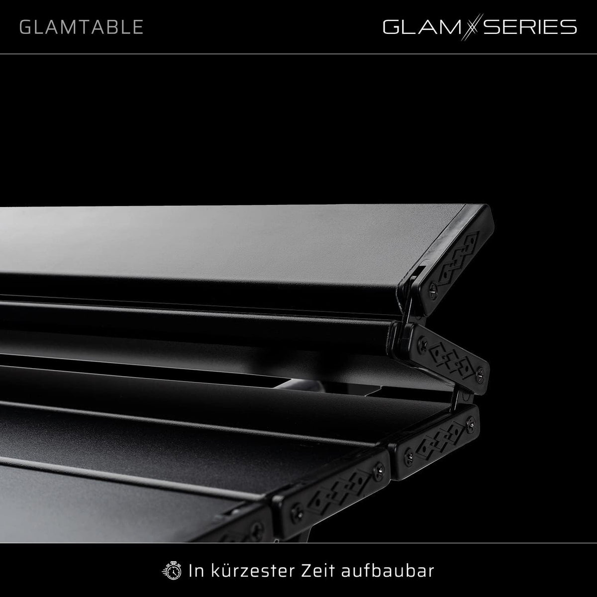 GlamTable make-up tafel inklapbaar, kaptafel tot 20 kg, opmaaktafel met transporttas, cosmetica-tafel voor visagisten, kappers, tatoeëerders
