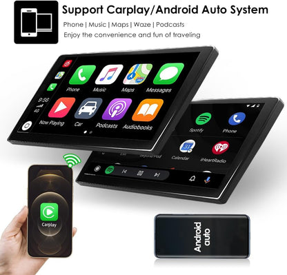 Autoradio – Multimedia Systeem – Navigatie Unit – Auto Stereo – Infotainment – 9,7 Inch Android 13 Touchscreen – Draadloze CarPlay & Android Auto