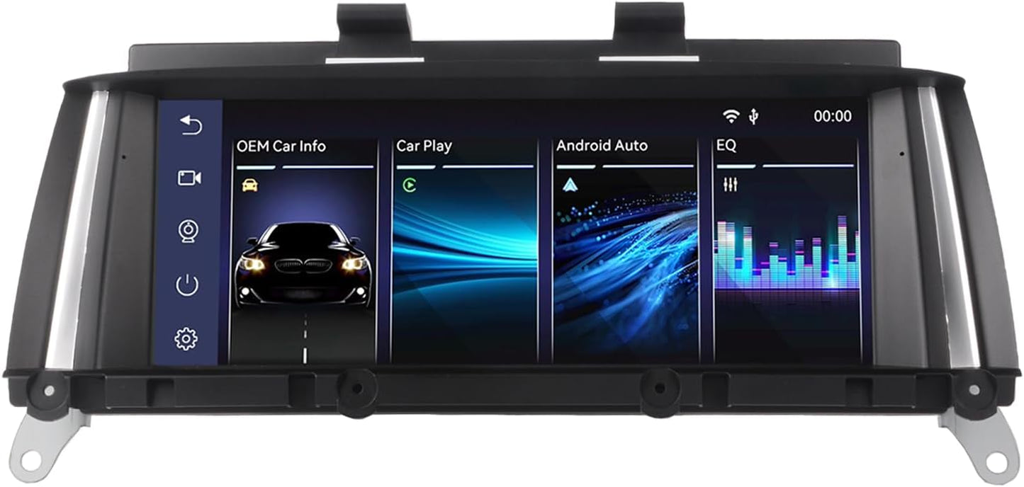 Fast Boot Linux Autoradio Compatible with BMW X3 X4 Series F25 F26 (2011-2013) CIC iDrive Upgrade |Bluetooth/Wireless CarPlay/Android Auto | Retains OEM Controls