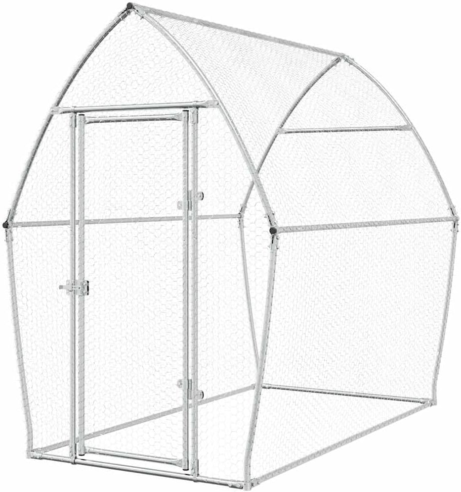 Kippenhok – Kippenren – Dierenren – Dierenhok – Kippenverblijf – Gegalvaniseerd Staal – Ruim 200x105x182 cm