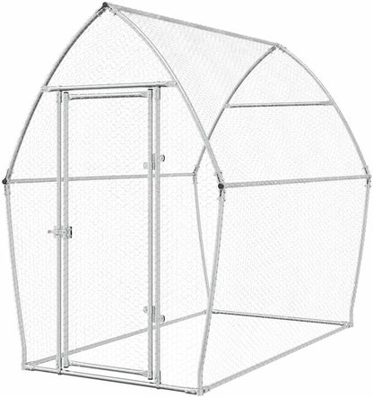 Kippenhok – Kippenren – Dierenren – Dierenhok – Kippenverblijf – Gegalvaniseerd Staal – Ruim 200x105x182 cm