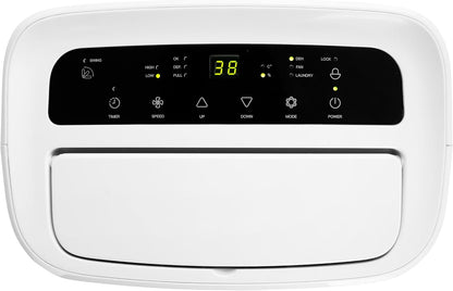 Emerio DH-122844 Luchtontvochtiger met R290, 20 l/dag, auto-stop indien vol, kamergrootte tot 40 m², led-display, timer, droogfunctie voor kleding, tegen vocht en schimmel, tank van 6 liter
