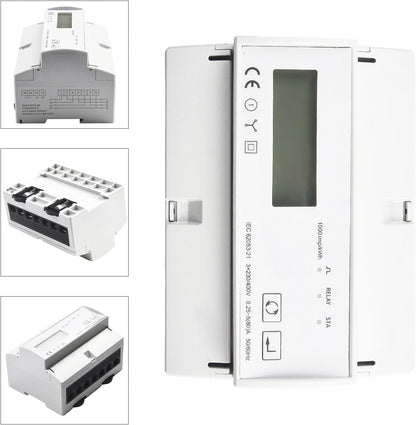 Smart WiFi Elektrische Meter 3 Fase 0.25A-80A Solar PV Bi Richting Twee Manier voor Tuya Intelligente Energie Meter Stroomverbruik Monitor
