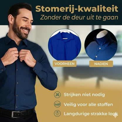 Overhemd strijkmachine automatisch – Strijken zonder strijkijzer – Kleding klaar in 10–15 min – Voor overhemden en broeken – Compact apparaat met hete lucht