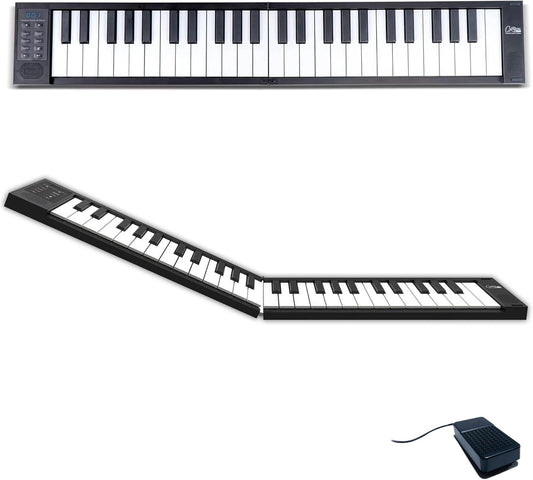 Opvouwbaar Keyboard – Digitale Piano – Piano Keyboard – MIDI Controller – Reiskeyboard – 49 Toetsen Opvouwbaar – Touchgevoelige Toetsen – USB Oplaadbare Batterij Tot 8 Uur