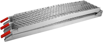 Oprijplaat aluminium opvouwbaar – 226cm 340kg – motoroprijplaat oprijsteun oprijplank