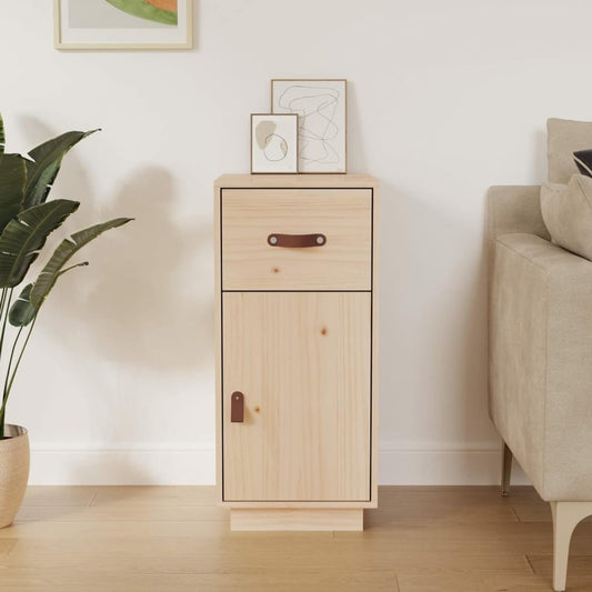 Sideboard Living Room Cabinets Living Room Oblique Storage Cabinet Sideboard 34x40x75cm Solid Wood Pine - QUORE
