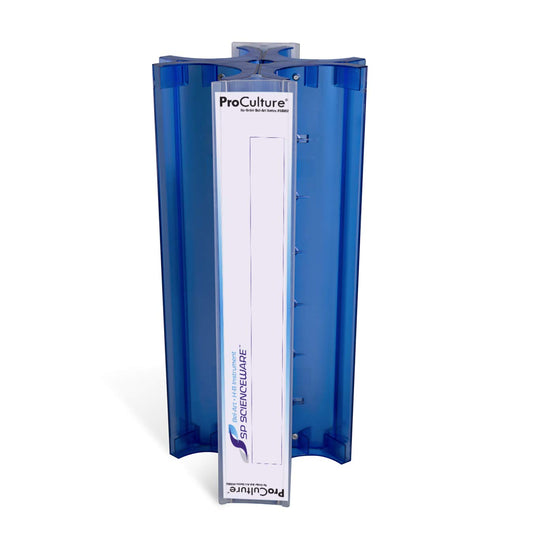 Bel-Art Easyplate 100mm Petri Schaal Rack; 84 Plaatsen, 141⁄2 in., Blauw (F18982-0314)