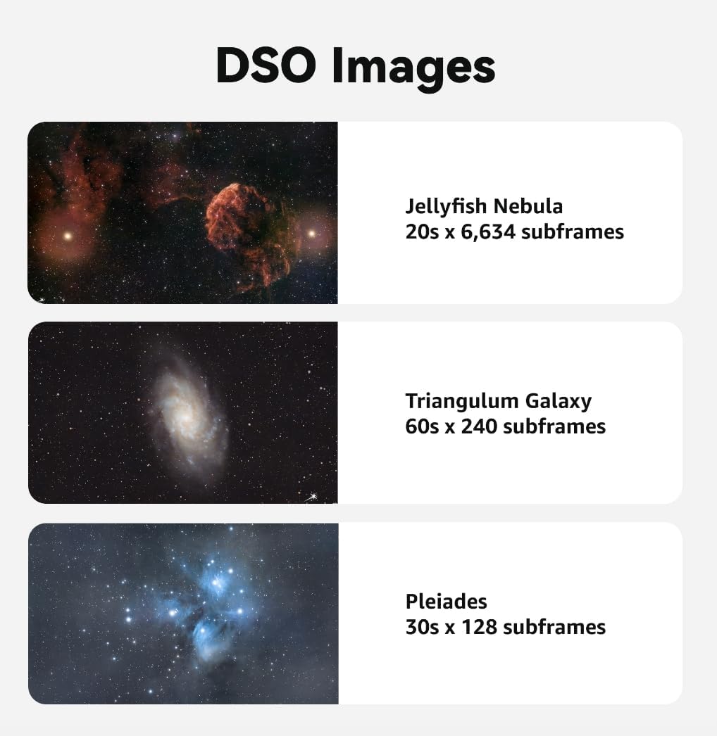 DWARFLAB Dwarf 3 Smart Telescoop, eenvoudige EAA all-in-one, autofocus, 4K dubbele camera's voor astronomie, natuur en panorama, ultralicht (1,35 kg), voor alle 6 - 98 jaar