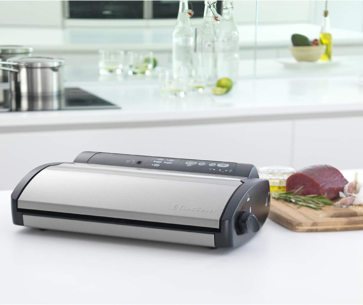 FoodSaver V2860 vacuümmachine voor droge/natte voedingsmiddelen, 100 W, zilver/zwart