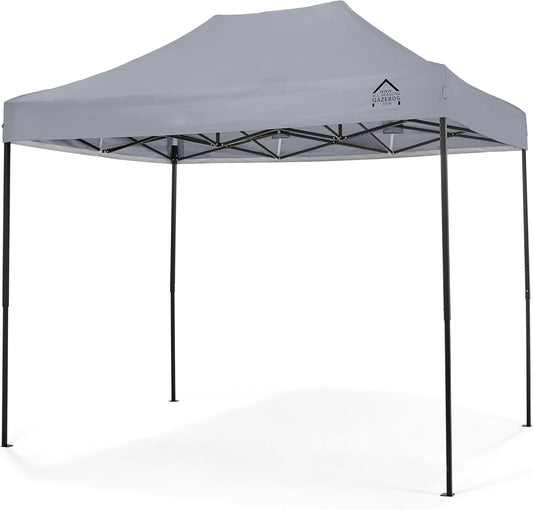 All Seasons Gazebos, 3 x 2 m, robuust, volledig waterdicht, premium pop-up tuinhuisje + draagtas en gewichten (metallic grijs)