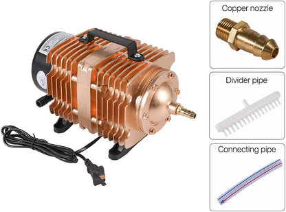 Cloudray 160W luchtcompressor elektrische magnetische luchtpomp voor CO2 lasergravure snijmachine