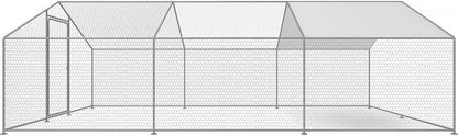 Kippenhok – Kippenren – Kippenverblijf – Pluimveehok – Kippenkooi – Verzinkt Staal – 18 m² Grootte (6x3x2m)