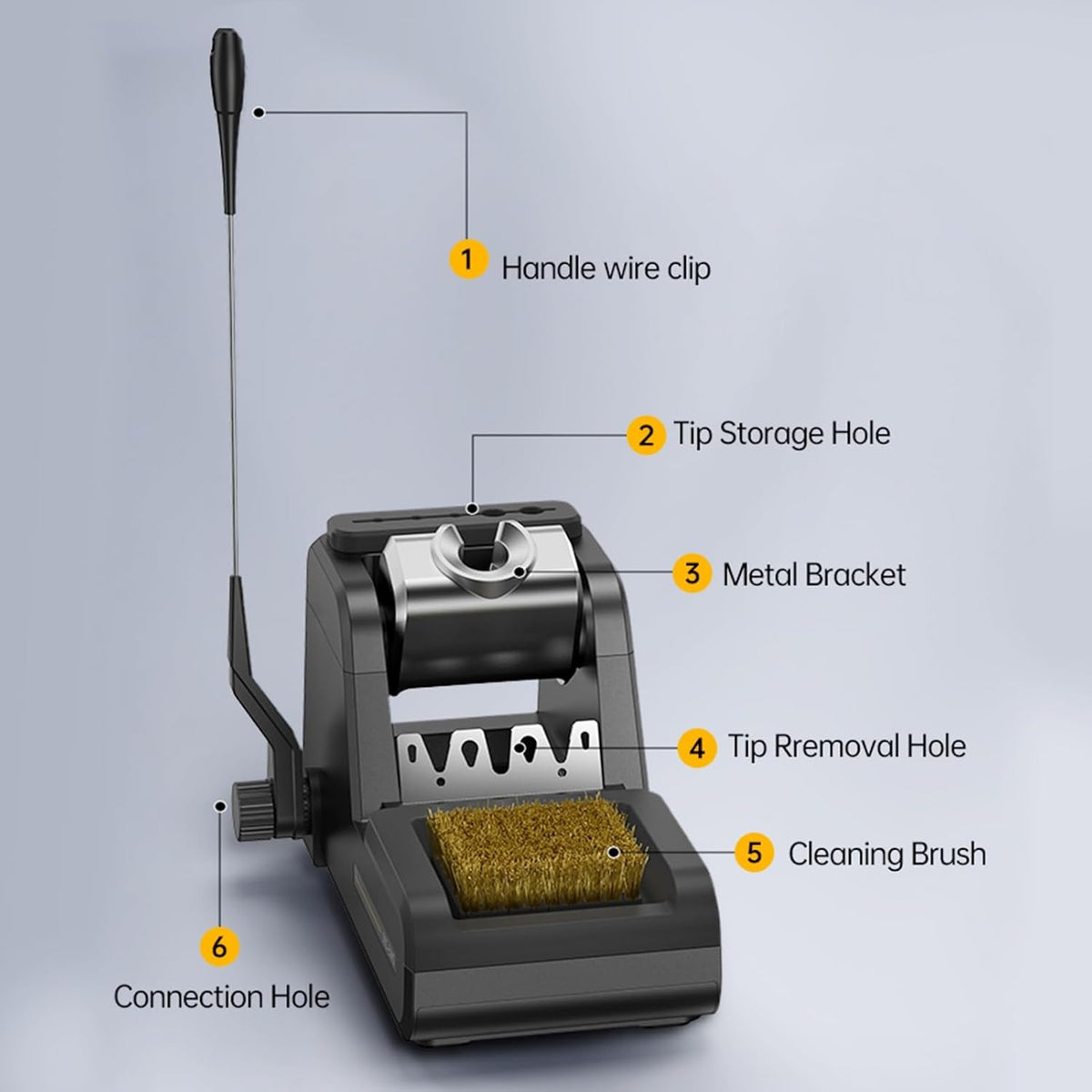 DEWIN Soldeerboutstation 100-450℃ Digitaal display Automatische slaap- en kalibratiesoldeerbout