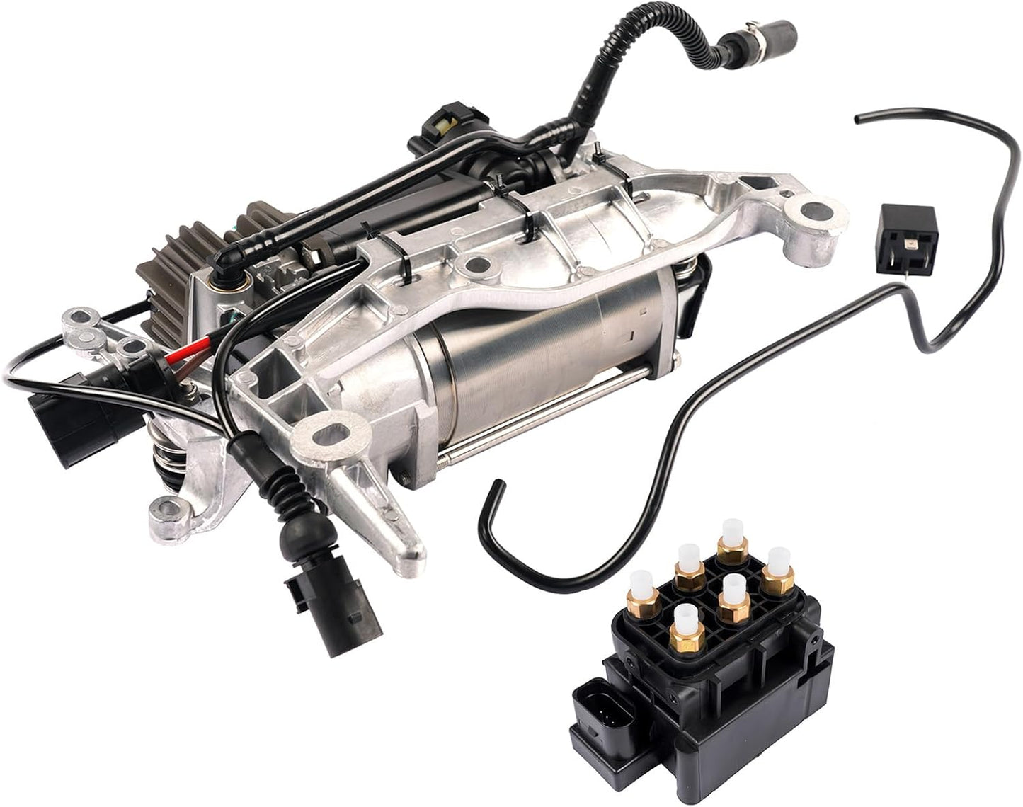 Luchtvering compressor pomp met ventiel compatibel met Ca-yenne 9PA 955 T0uareg 7LA 7L6 7L7 2002-2010 7L0698007C