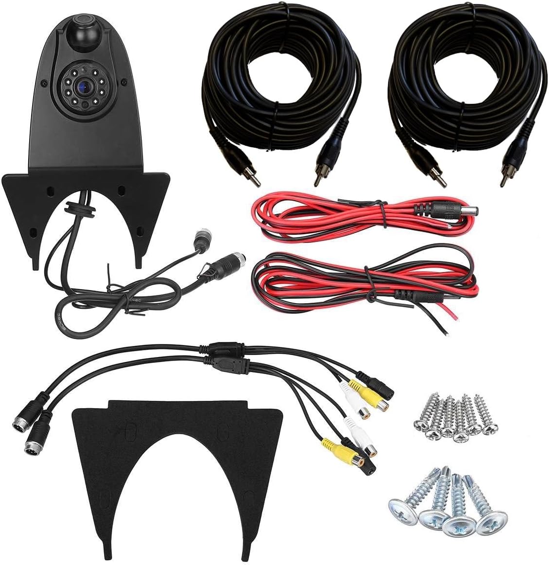 Dubbele Achteruitrijcamera Set voor Bestelwagen – Parkeercamera – Achteruitrijcameraset – Achteruitkijkcamera – Truckcamera – Met 7 Inch Dashmonitor – LED-Nachtzicht
