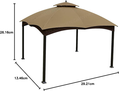 Allen + Roth Gazebo Beige Vervanging Luifel Top Model # GF-12S004BTO