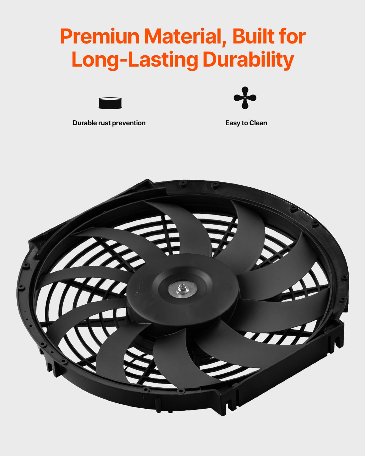 VEVOR Ventilator, op zonne-energie, ventilatie, diameter 340 x 70 mm, dakafvoerventilator met instelbare thermostaat, buitenrooster, 1300 CFM luchtstroomcapaciteit, voor gevel, dak, garage, werkplaats
