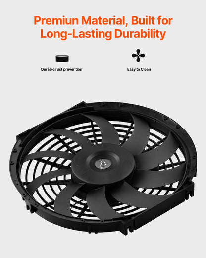VEVOR Ventilator, op zonne-energie, ventilatie, diameter 340 x 70 mm, dakafvoerventilator met instelbare thermostaat, buitenrooster, 1300 CFM luchtstroomcapaciteit, voor gevel, dak, garage, werkplaats