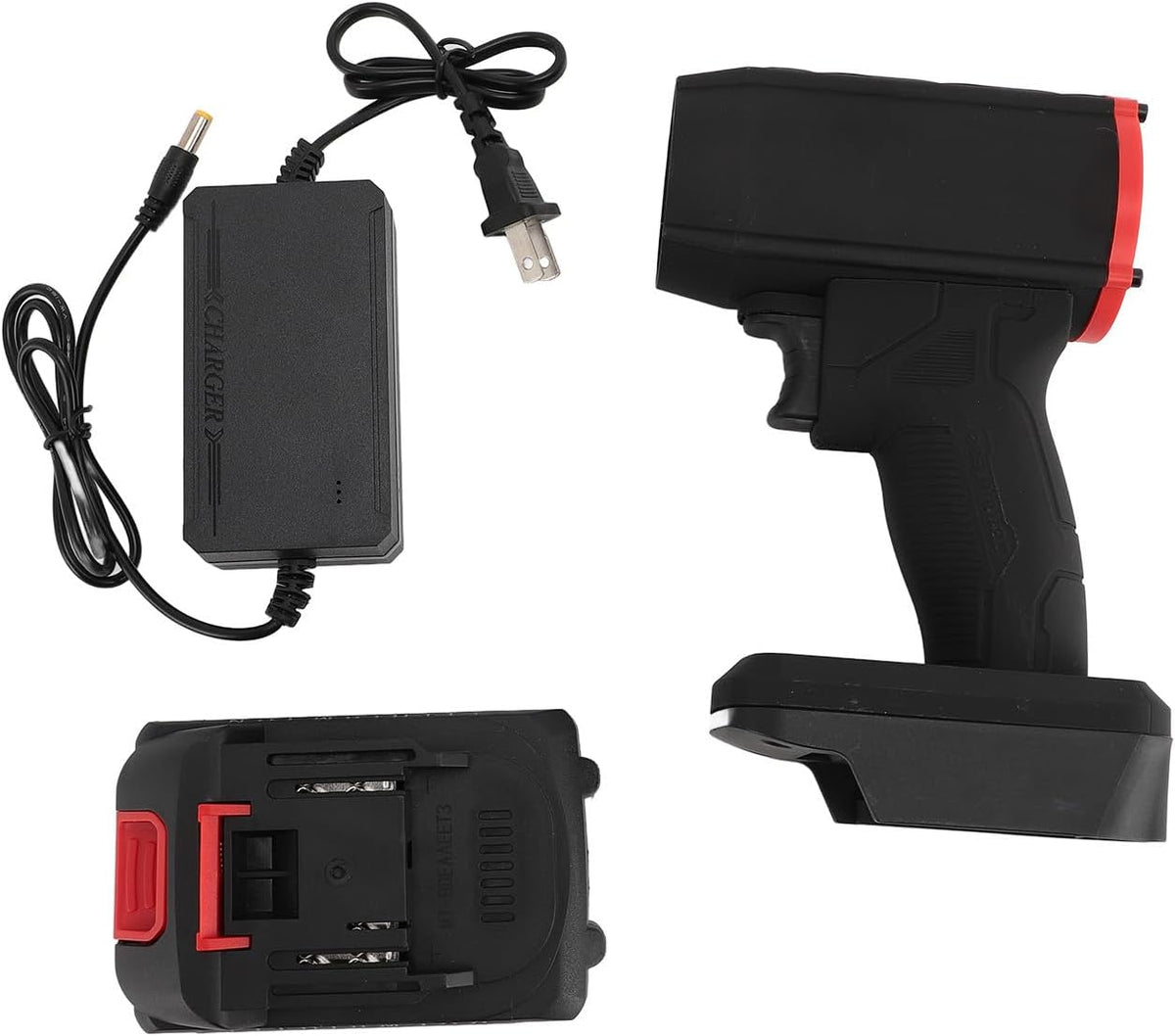 Jet Droge Mini Blower, Straalventilator 500000 RPM Windsnelheid met 16000mAh Lithium Batterij, Super Jet Ventilator voor Drogen, Schoonmaken, 4 Uur Gebruik, 3kg Windkracht
